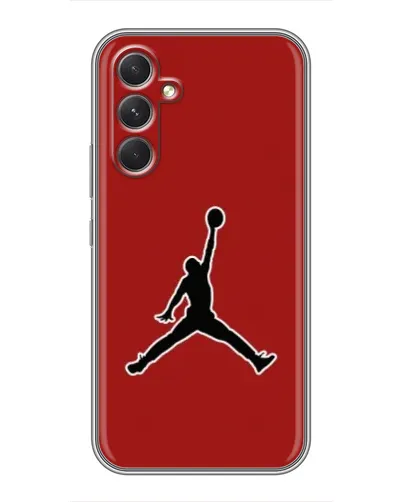 Чехол для TECNO Camon 50 Pro с картинкой «Jordan Red Back»