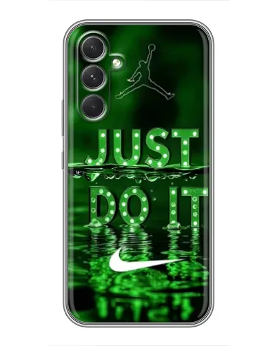 Чехол для TECNO Camon 50 Pro с картинкой «Зеленый неоновый Nike»