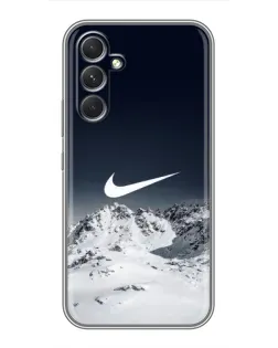 Чехол для TECNO Camon 50 Pro с картинкой «Nike — зимние горы» Чехол для TECNO Camon 50 Pro с картинкой «Nike — зимние горы»