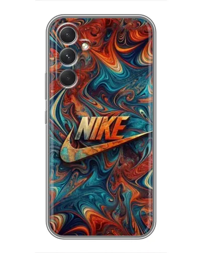 Чехол для TECNO Camon 50 Pro с картинкой «Nike в абстракции»