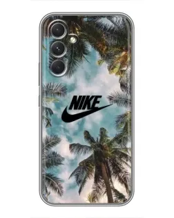 Чехол для TECNO Camon 50 Pro с картинкой «Тропический принт Nike» Чехол для TECNO Camon 50 Pro с картинкой «Тропический принт Nike»