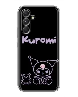 Чехол для TECNO Camon 50 Pro с картинкой «Kuromi — черный минимализм» Чехол для TECNO Camon 50 Pro с картинкой «Kuromi — черный минимализм»