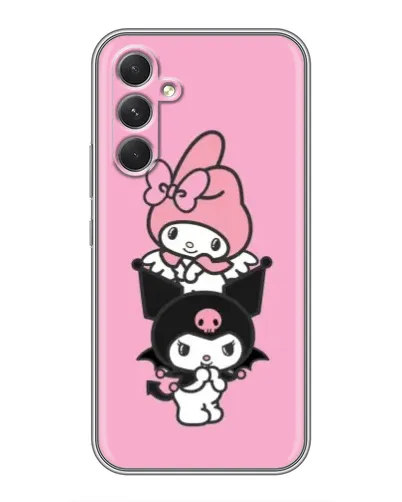 Чехол для TECNO Camon 50 Pro с картинкой «My Melody и Kuromi» Чехол для TECNO Camon 50 Pro с картинкой «My Melody и Kuromi»