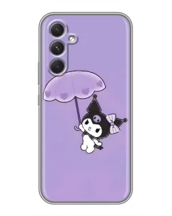 Чехол для TECNO Camon 50 Pro с картинкой «Kuromi с зонтиком» Чехол для TECNO Camon 50 Pro с картинкой «Kuromi с зонтиком»