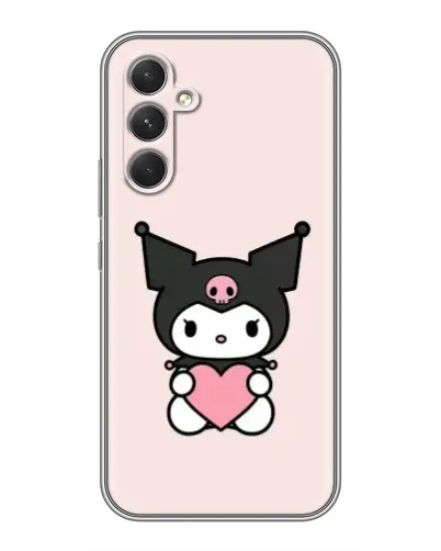 Чехол для TECNO Camon 50 Pro с картинкой «Kuromi и сердце» Чехол для TECNO Camon 50 Pro с картинкой «Kuromi и сердце»