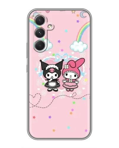 Чехол для TECNO Camon 50 Pro с картинкой «My Melody и Kuromi» Чехол для TECNO Camon 50 Pro с картинкой «My Melody и Kuromi»