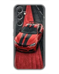 Чехол для TECNO Camon 50 Pro с картинкой «BMW на красной дорожке»