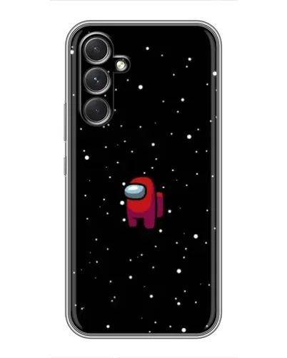 Чехол для TECNO Camon 50 Pro с картинкой «Красный Among Us»