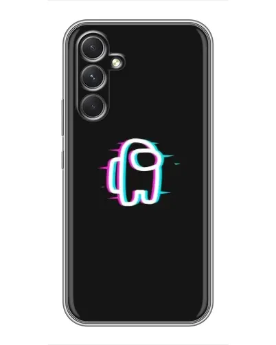 Чехол для TECNO Camon 50 Pro с картинкой «Among Us неон»