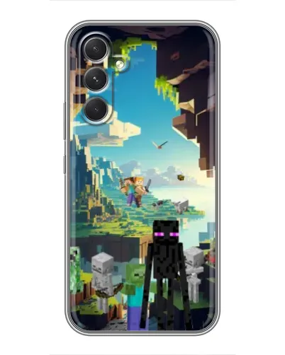 Чехол для TECNO Camon 50 Pro с картинкой «Эндермен в лесу» Чехол для TECNO Camon 50 Pro с картинкой «Эндермен в лесу»