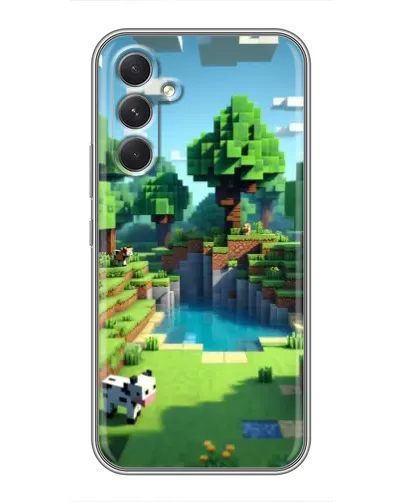Чехол для TECNO Camon 50 Pro с картинкой «Minecraft летний день» Чехол для TECNO Camon 50 Pro с картинкой «Minecraft летний день»