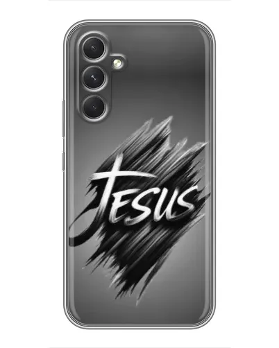 Чехол для TECNO Camon 50 Pro с картинкой «Надпись Jesus Graffiti» Чехол для TECNO Camon 50 Pro с картинкой «Надпись Jesus Graffiti»