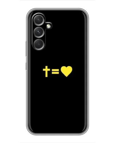 Чехол для TECNO Camon 50 Pro с картинкой «Сердце и Крест» Чехол для TECNO Camon 50 Pro с картинкой «Сердце и Крест»