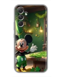 Чехол для TECNO Camon 50 Pro с картинкой «Микки в мастерской»