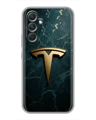 Чехол для TECNO Camon 50 Pro с картинкой «Мраморная Tesla Gold»
