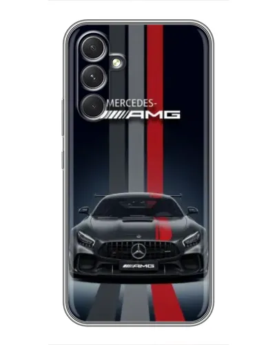 Чехол для TECNO Camon 50 Pro с картинкой «Mercedes — белый карбон»