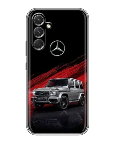 Чехол для TECNO Camon 50 Pro с картинкой «Mercedes G-Class красный»