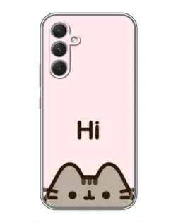 Чехол для TECNO Camon 50 Pro с картинкой «Пушин говорит Hi»
