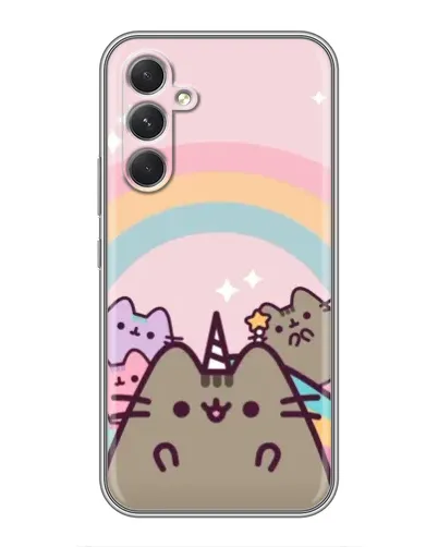 Чехол для TECNO Camon 50 Pro с картинкой «Единорог Pusheen» Чехол для TECNO Camon 50 Pro с картинкой «Единорог Pusheen»