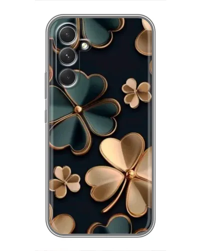 Чехол для TECNO Camon 50 Pro с картинкой «Клевер в золоте» Чехол для TECNO Camon 50 Pro с картинкой «Клевер в золоте»