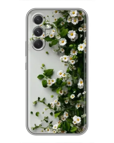 Чехол для TECNO Camon 50 Pro с картинкой «Ветка мелких белых цветов» Чехол для TECNO Camon 50 Pro с картинкой «Ветка мелких белых цветов»