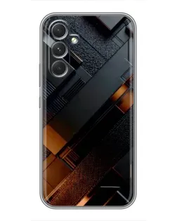 Чехол для TECNO Camon 50 Pro с картинкой «Черные геометрические блоки» Чехол для TECNO Camon 50 Pro с картинкой «Черные геометрические блоки»