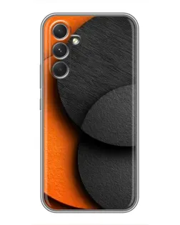 Чехол для TECNO Camon 50 Pro с картинкой «Геометрия оранжевых кругов» Чехол для TECNO Camon 50 Pro с картинкой «Геометрия оранжевых кругов»