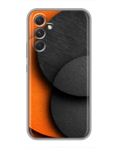 Чехол для TECNO Camon 50 Pro с картинкой «Геометрия оранжевых кругов» Чехол для TECNO Camon 50 Pro с картинкой «Геометрия оранжевых кругов»