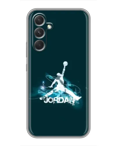 Чохол для TECNO Camon 50 з картинкою «Jordan Blue Fire» Чохол для TECNO Camon 50 з картинкою «Jordan Blue Fire»
