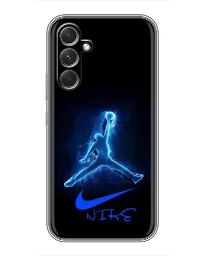 Чохол для TECNO Camon 50 з картинкою «Jordan Neon Blue» Чохол для TECNO Camon 50 з картинкою «Jordan Neon Blue»