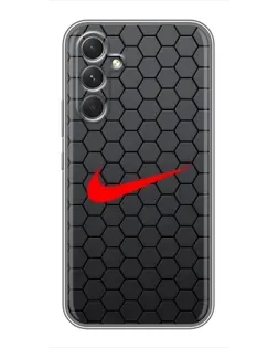 Чохол для TECNO Camon 50 з картинкою «Nike — карбонова сітка»