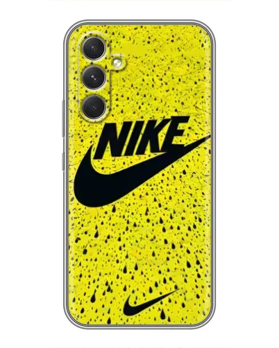 Чохол для TECNO Camon 50 з картинкою «Жовтий текстурний Nike» Чохол для TECNO Camon 50 з картинкою «Жовтий текстурний Nike»