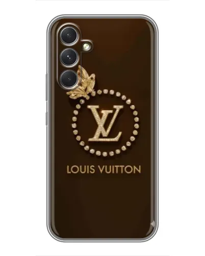 Чохол для TECNO Camon 50 з картинкою «LV — золота печатка»