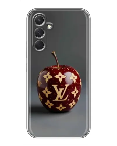 Чохол для TECNO Camon 50 з картинкою «Червоне яблуко LV»
