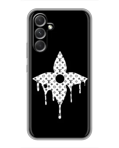 Чохол для TECNO Camon 50 з картинкою «Квіткова монограма»
