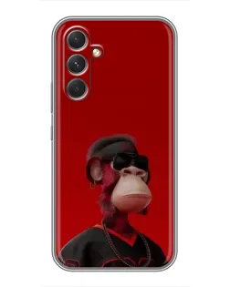Чохол для TECNO Camon 50 з картинкою «Bored Ape в червоному»