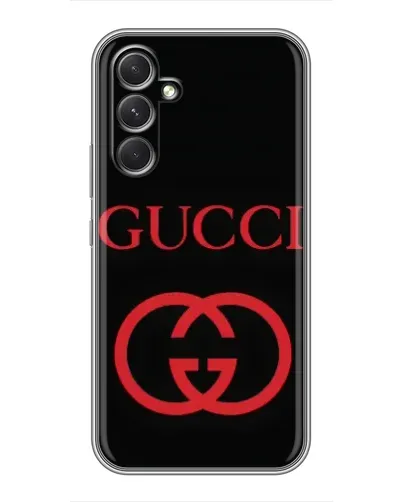 Чохол для TECNO Camon 50 з картинкою «Gucci — червоний логотип»