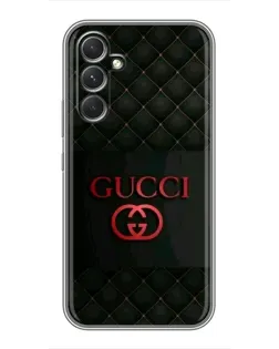 Чохол для TECNO Camon 50 з картинкою «Gucci — стьобаний чорний»