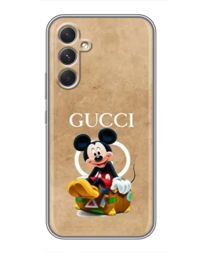 Чохол для TECNO Camon 50 з картинкою «Міккі Маус Gucci — крафт»