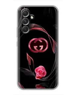 Чохол для TECNO Camon 50 з картинкою «Gucci — неонова троянда»