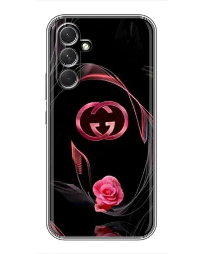 Чохол для TECNO Camon 50 з картинкою «Gucci — неонова троянда»