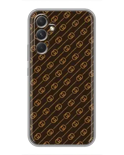 Чохол для TECNO Camon 50 з картинкою «Gucci — золоті діагоналі»