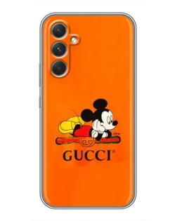 Чохол для TECNO Camon 50 з картинкою «Міккі Маус Gucci — помаранч» Чохол для TECNO Camon 50 з картинкою «Міккі Маус Gucci — помаранч»