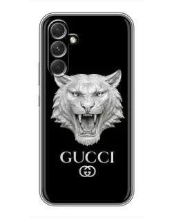 Чохол для TECNO Camon 50 з картинкою «Gucci — срібний лев» Чохол для TECNO Camon 50 з картинкою «Gucci — срібний лев»