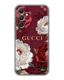 Чохол для TECNO Camon 50 з картинкою «Gucci — бордові троянди» Чохол для TECNO Camon 50 з картинкою «Gucci — бордові троянди»