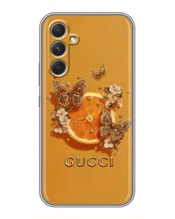 Чохол для TECNO Camon 50 з картинкою «Gucci — золоті метелики» Чохол для TECNO Camon 50 з картинкою «Gucci — золоті метелики»