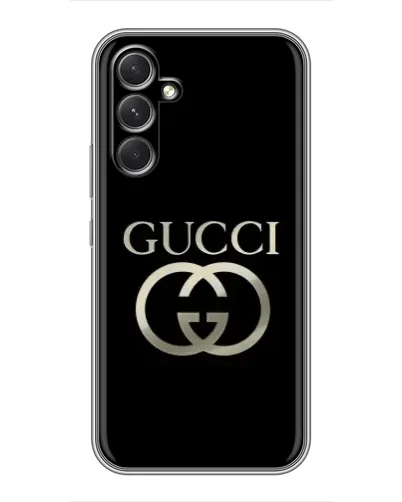Чохол для TECNO Camon 50 з картинкою «Gucci — золото на чорному» Чохол для TECNO Camon 50 з картинкою «Gucci — золото на чорному»