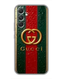Чохол для TECNO Camon 50 з картинкою «Gucci — фірмова смуга та золото» Чохол для TECNO Camon 50 з картинкою «Gucci — фірмова смуга та золото»