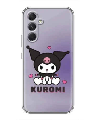 Чохол для TECNO Camon 50 з картинкою «Kuromi — фіолетовий арт»