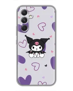 Чохол для TECNO Camon 50 з картинкою «Kuromi та лавандові серця»